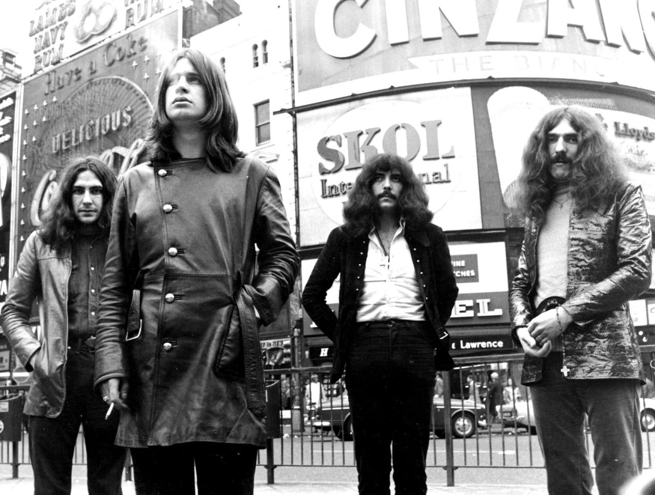 Black Sabbath Londra'da, 1970 (fotoğrafçı bilinmiyor).